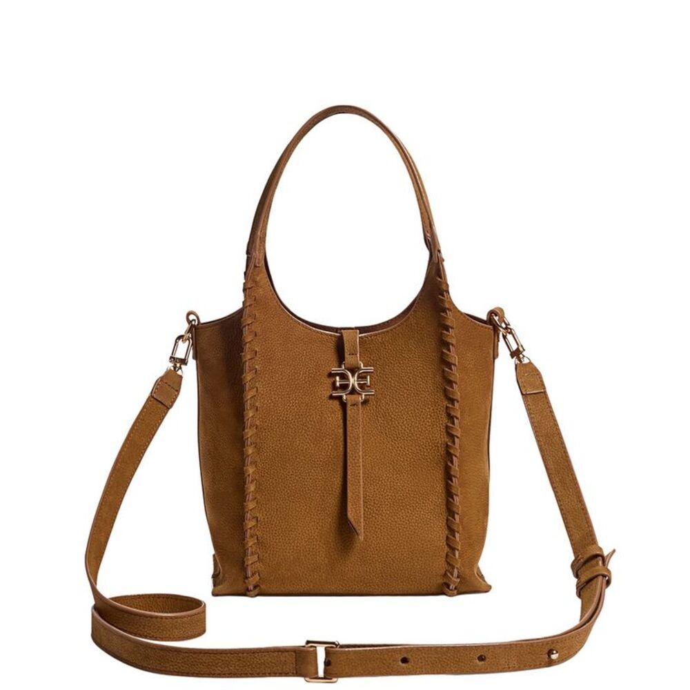 Sam Edelman Sylvia Mini Leather Crossbody, Brown